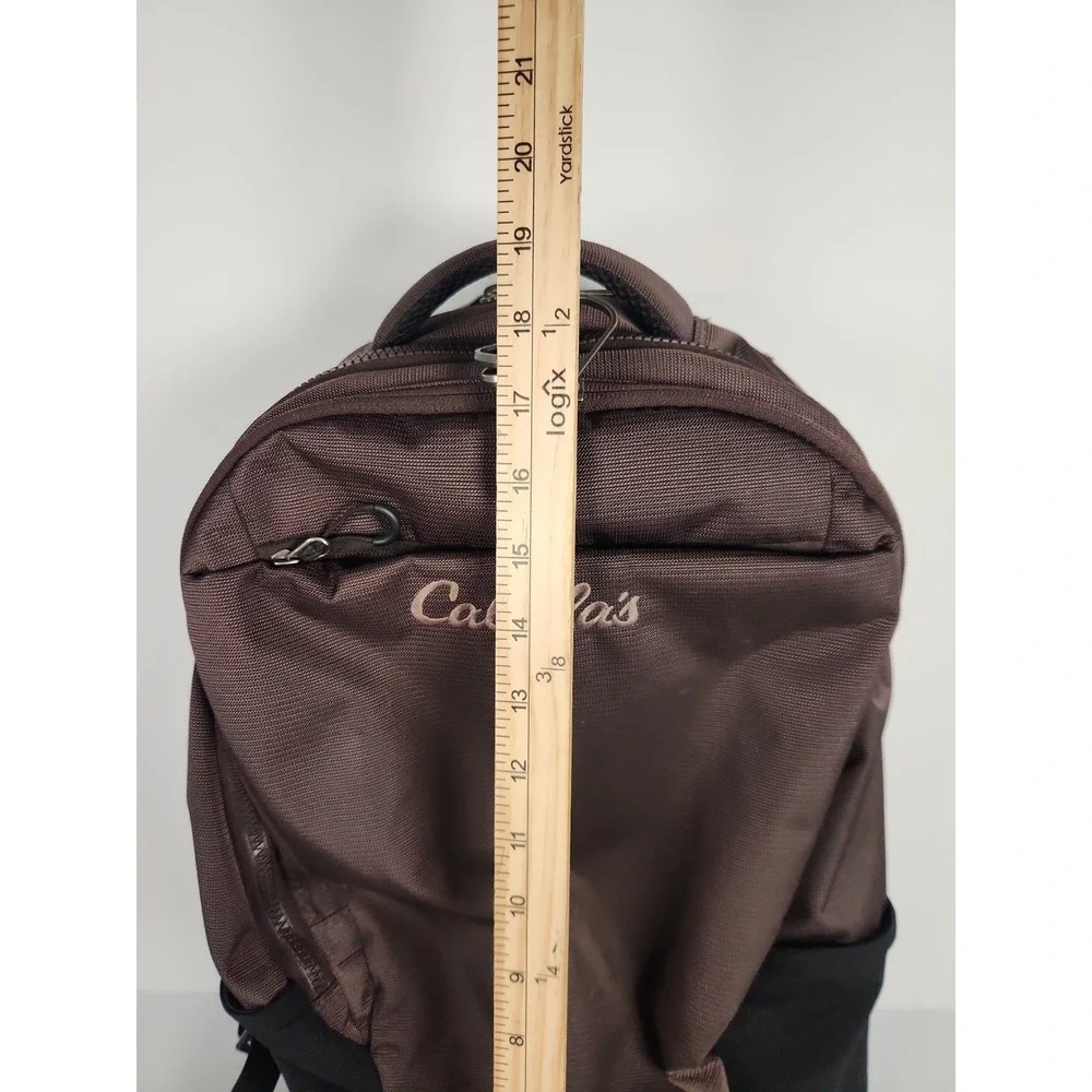 Cabelas Calamus 25 Backpack Brown Daypack Commuter Laptop Hiking Travel Bag Camp